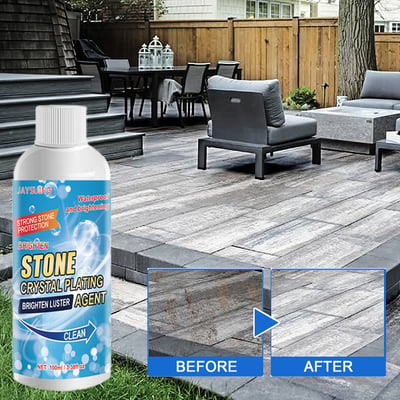 Stone Stain Remover Cleaner (fjerner effektivt oxider, rust og pletter)