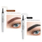 (🔥Køb 1 Få 1 gratis)3D Vandtæt Microblading Eyebrow Pencil 4 Fork Tip Tattoo Pen