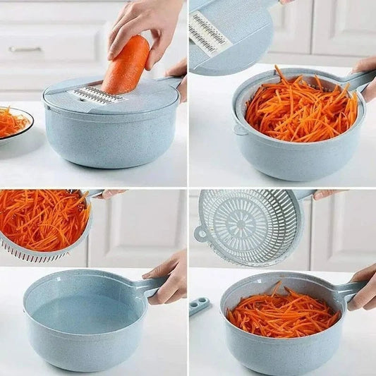 🔥Begrænset tid 30% rabat 🔥- 12-IN-1 Multi-Function Vegetable Cutter